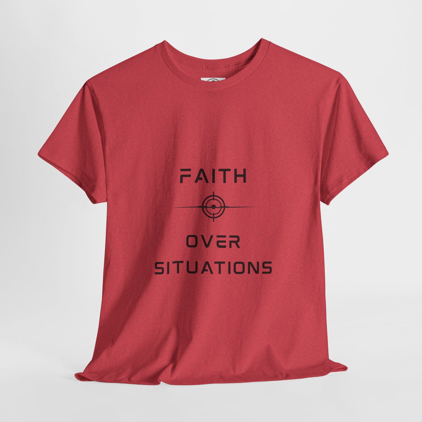 Faith Over Situations Unisex Heavy Cotton Tee