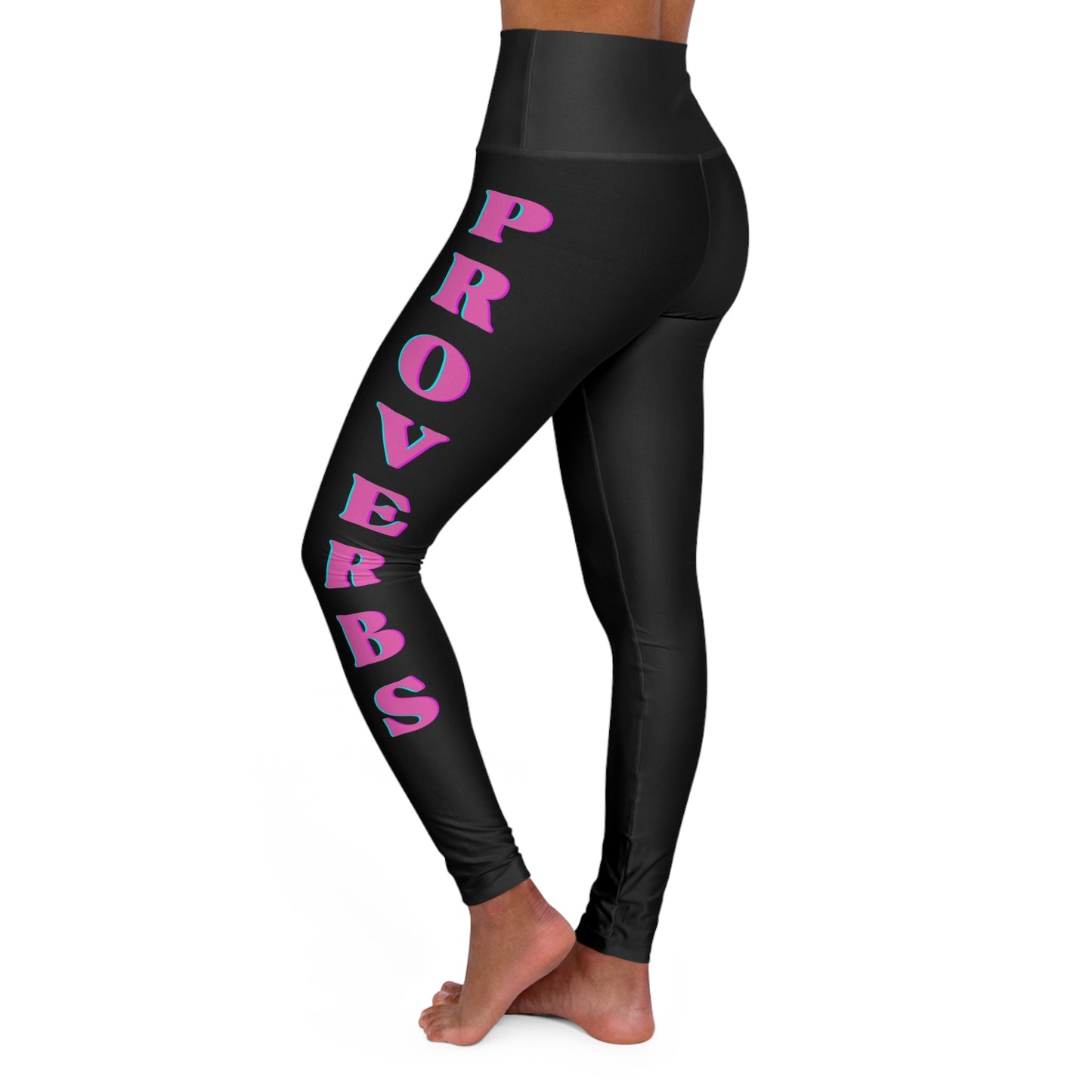 Proverbs 31 Woman High Waisted Leggings (AOP)