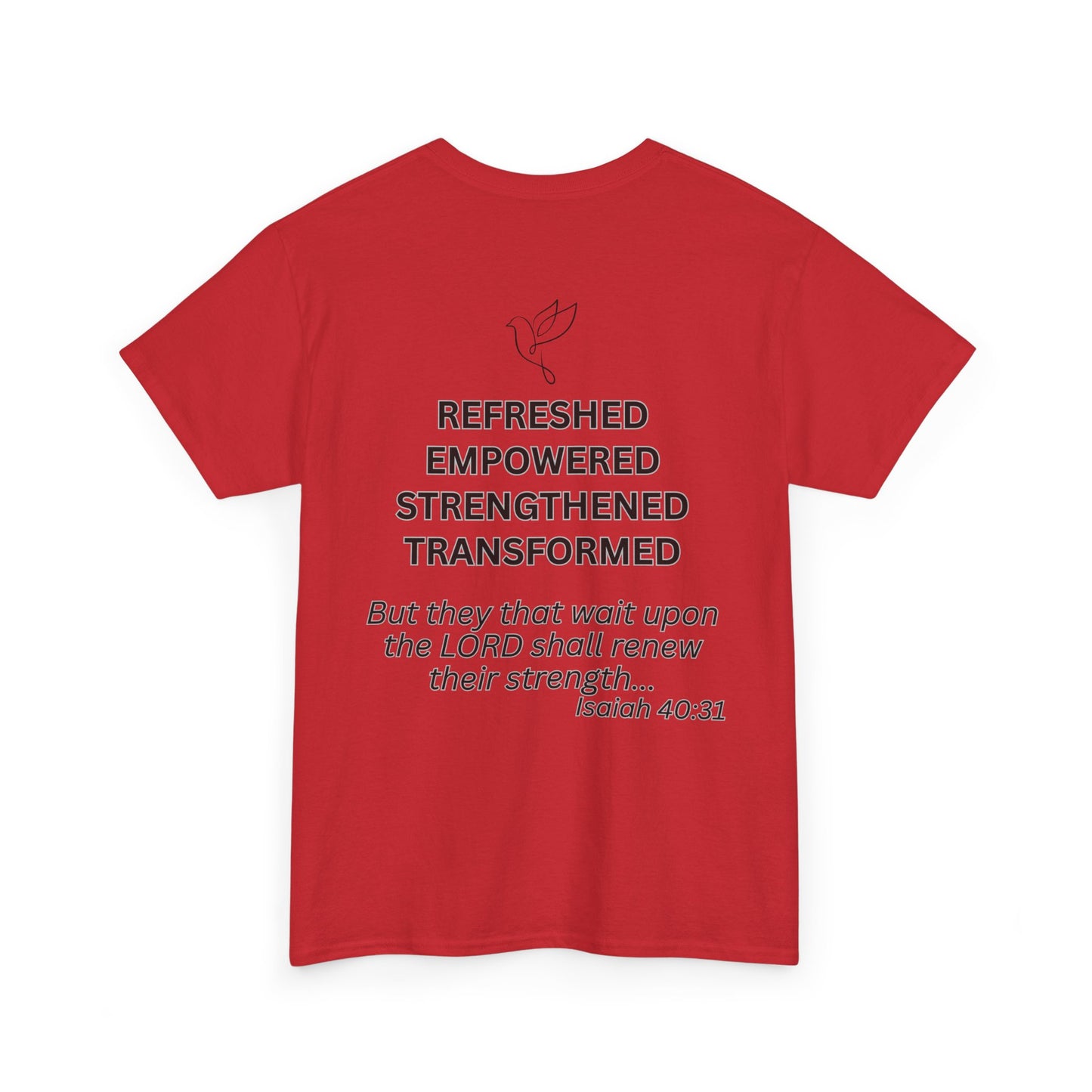 Rest & Renew T-Shirt | Christian Inspirational Apparel, Faith-Based Gift, Relaxed Cotton Tee, Motivational Graphic Tee, [...]