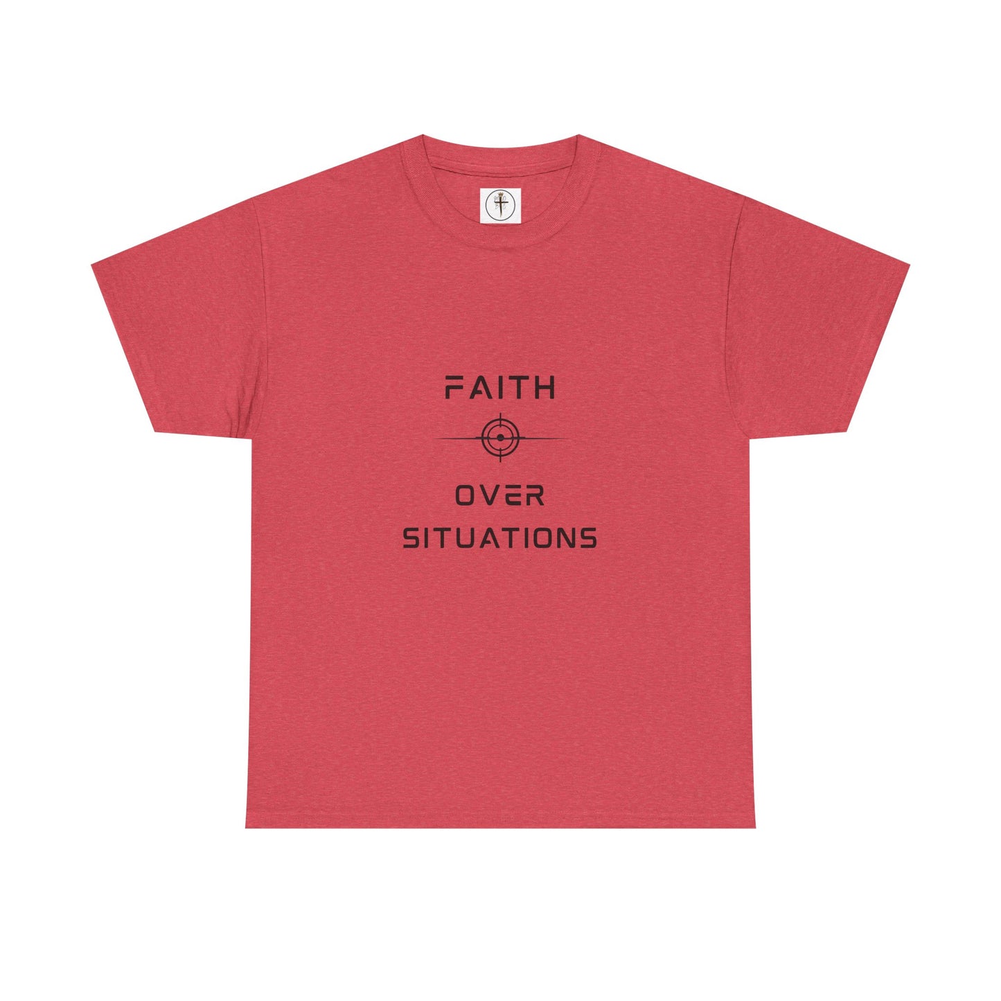 Faith Over Situations Unisex Heavy Cotton Tee