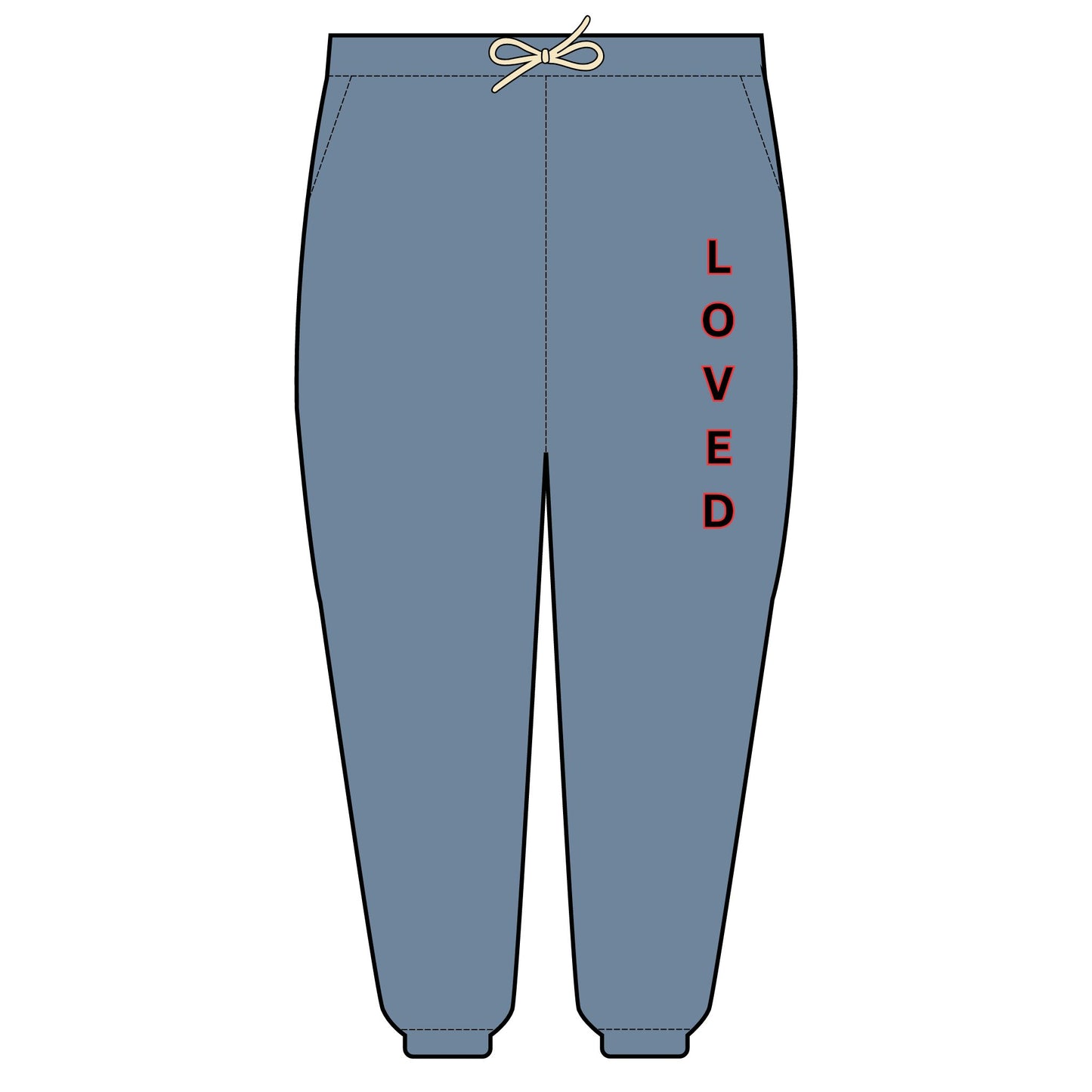 Unisex Garment-Dyed Lightweight Fleece Sweatpants