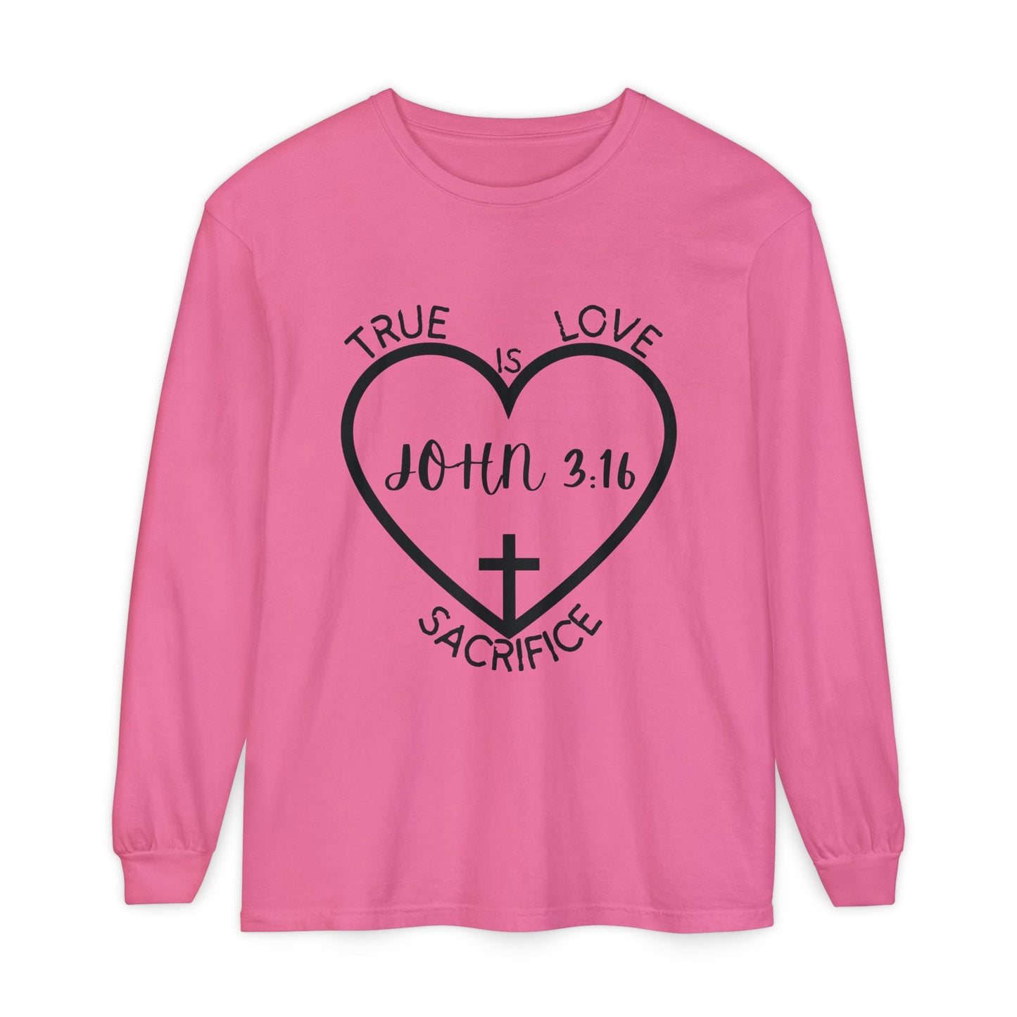 Unisex Garment-dyed Long Sleeve T-Shirt