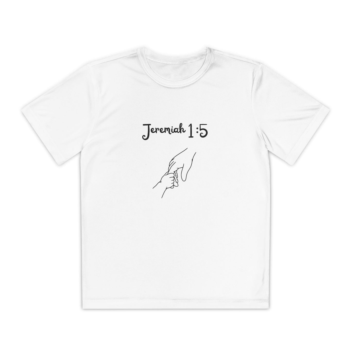 Inspirational Youth Competitor Tee - Jeremiah 1:5 Design