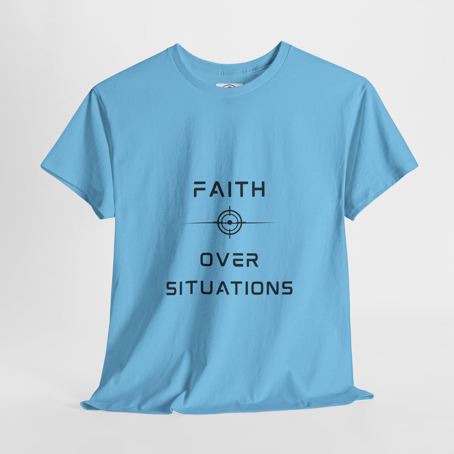 Faith Over Situations Unisex Heavy Cotton Tee