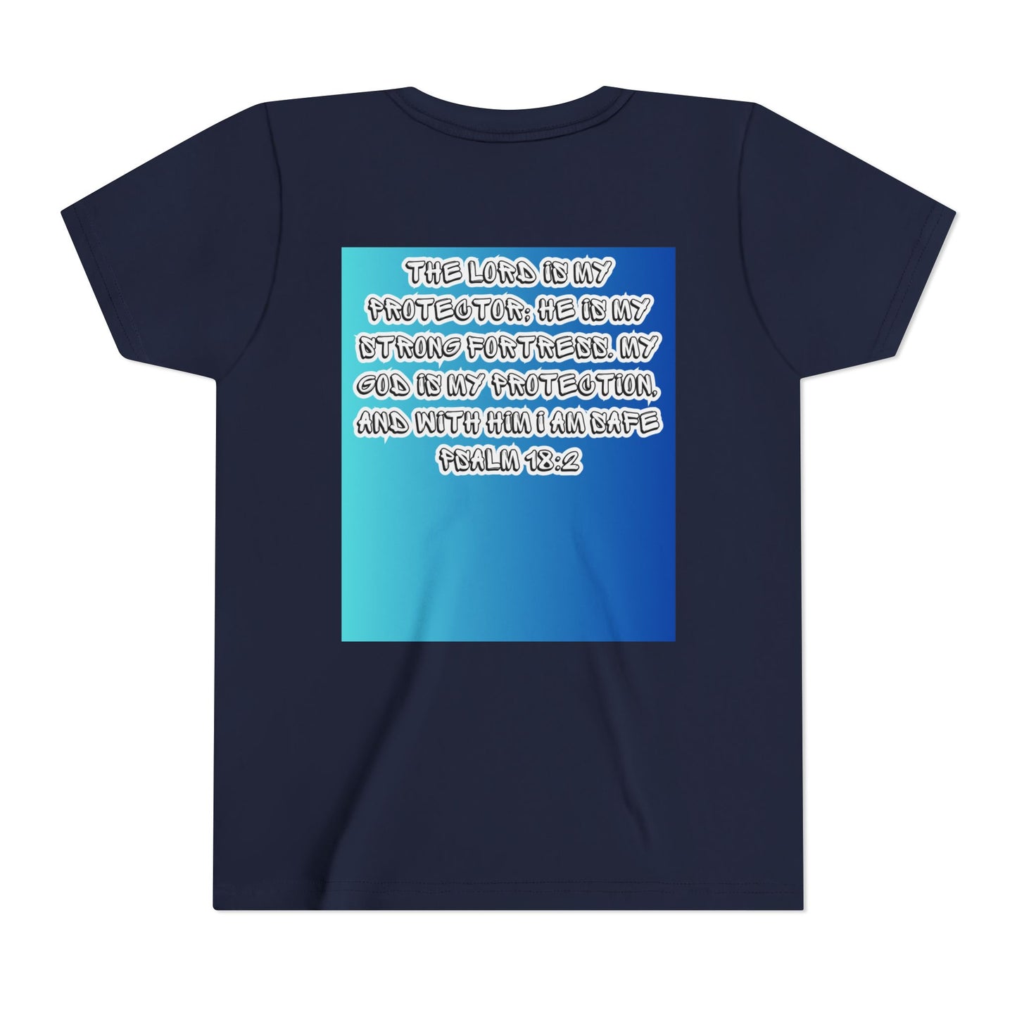 Youth Inspirational Lion Tee - Faith & Strength Design