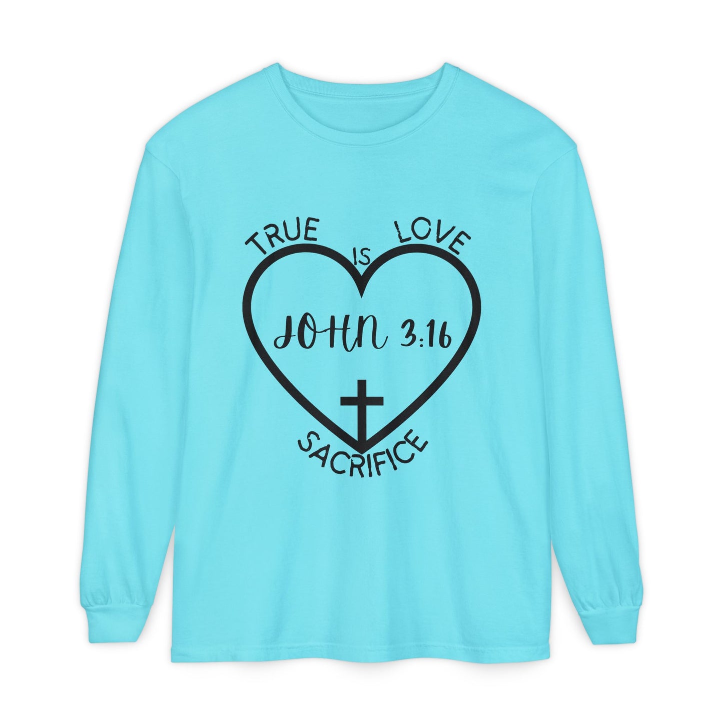 Unisex Garment-dyed Long Sleeve T-Shirt