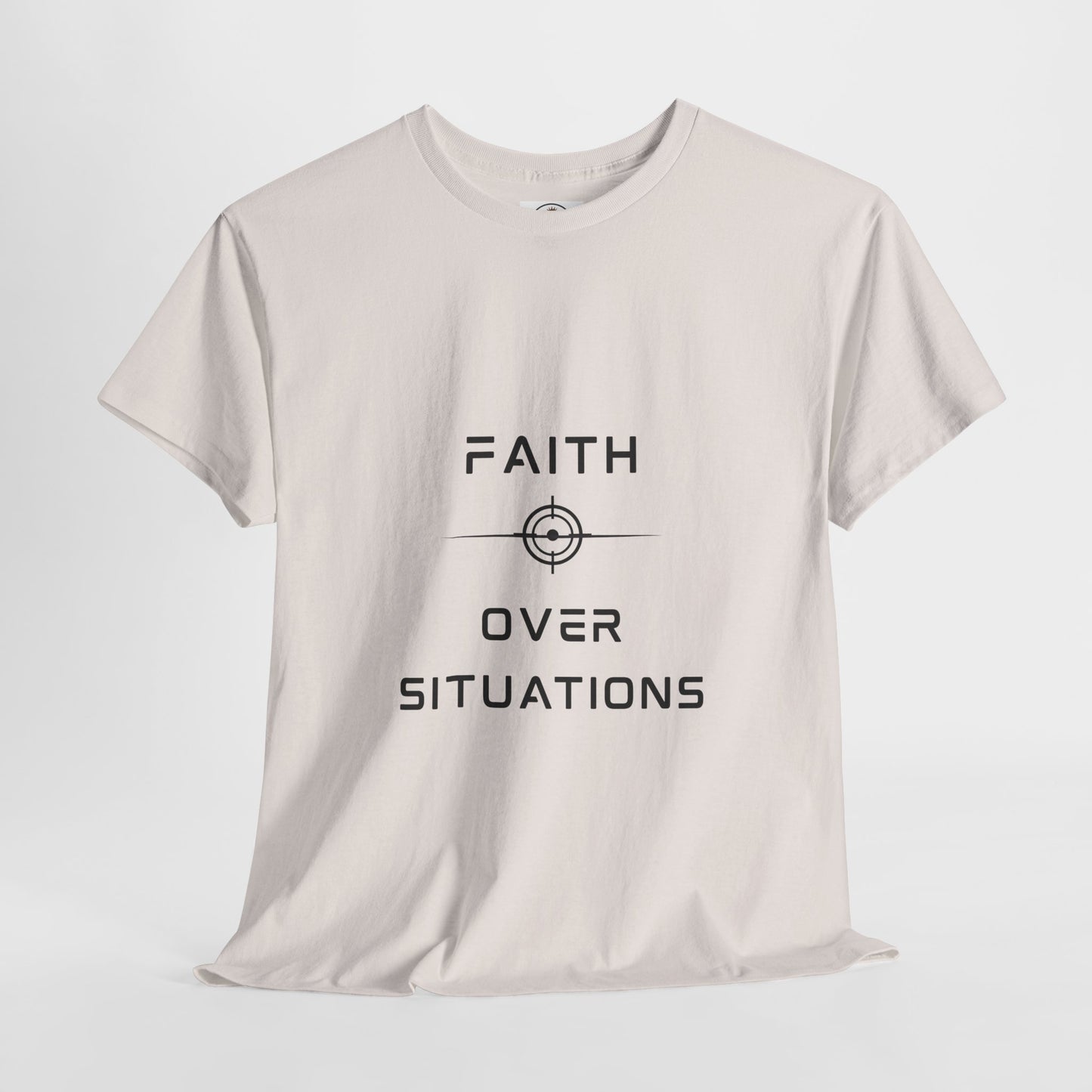 Faith Over Situations Unisex Heavy Cotton Tee