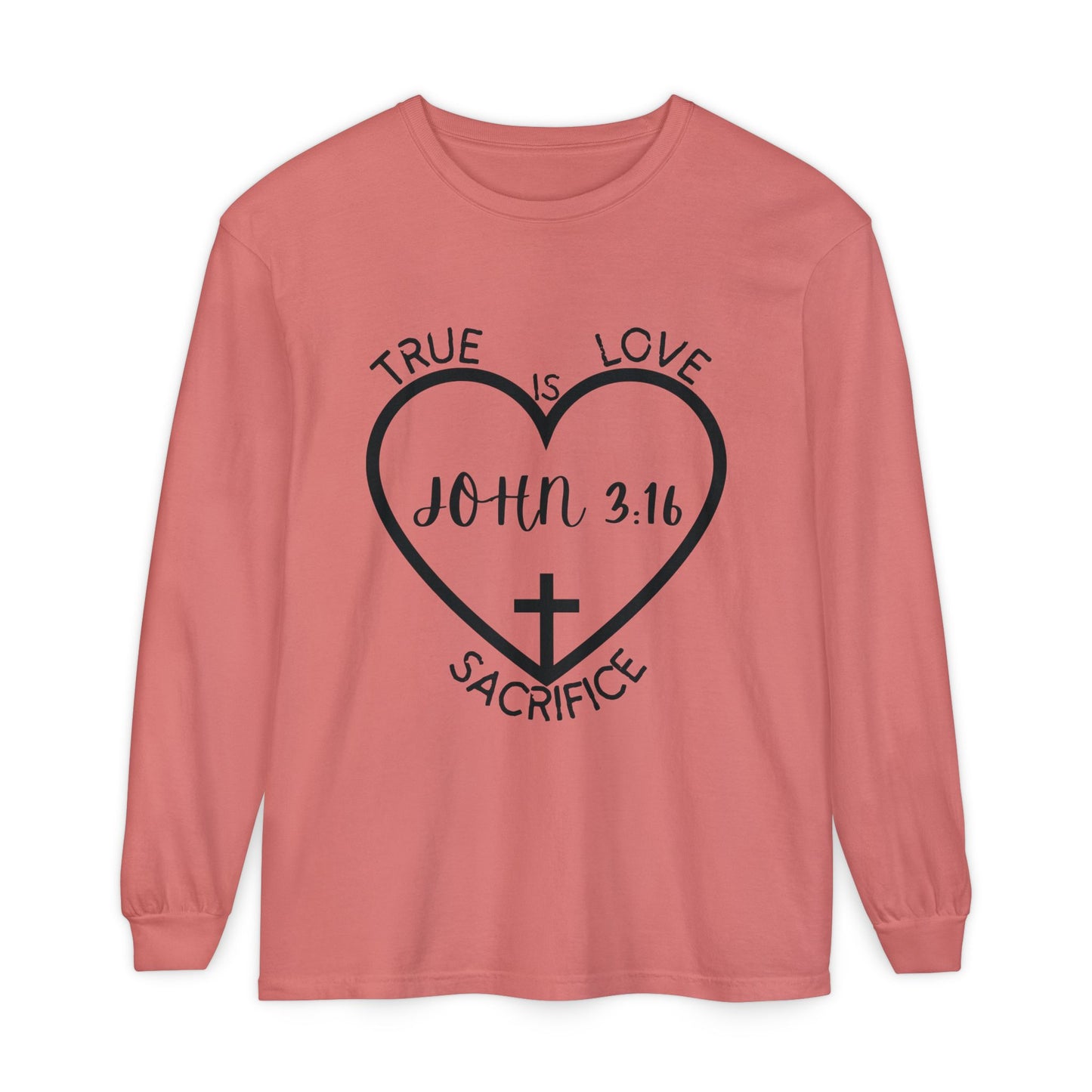 Unisex Garment-dyed Long Sleeve T-Shirt
