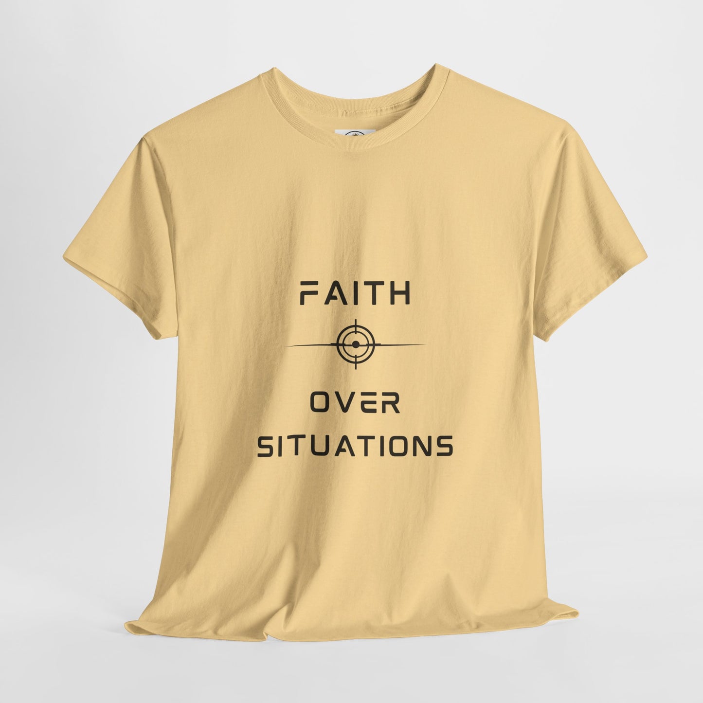 Faith Over Situations Unisex Heavy Cotton Tee