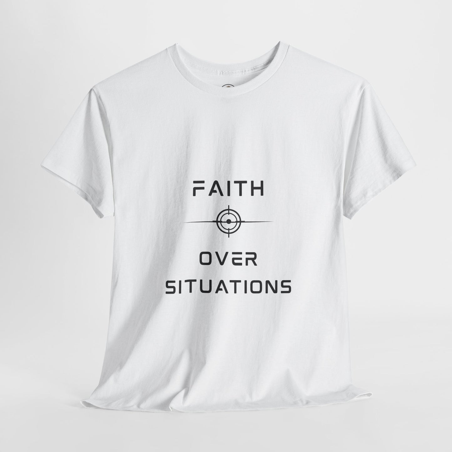 Faith Over Situations Unisex Heavy Cotton Tee
