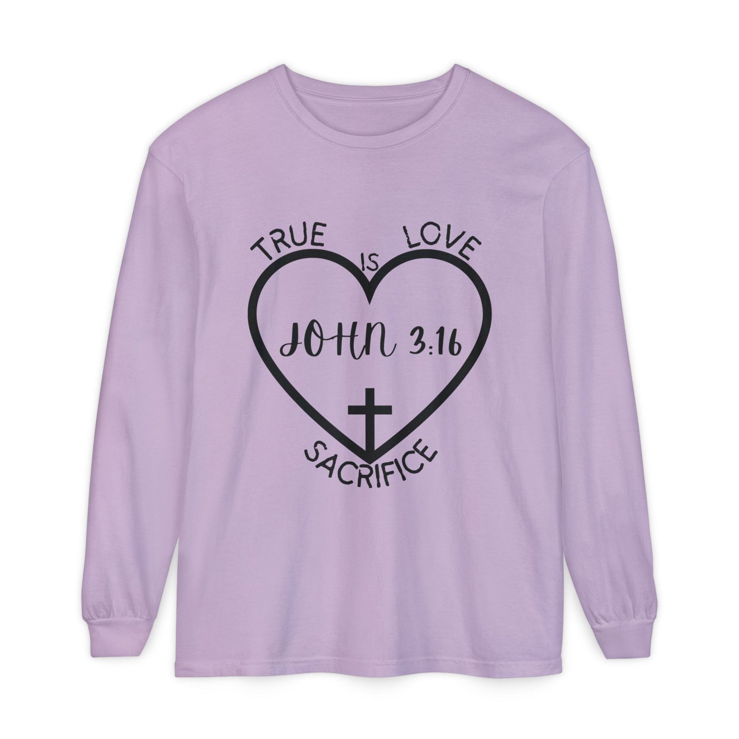 Unisex Garment-dyed Long Sleeve T-Shirt