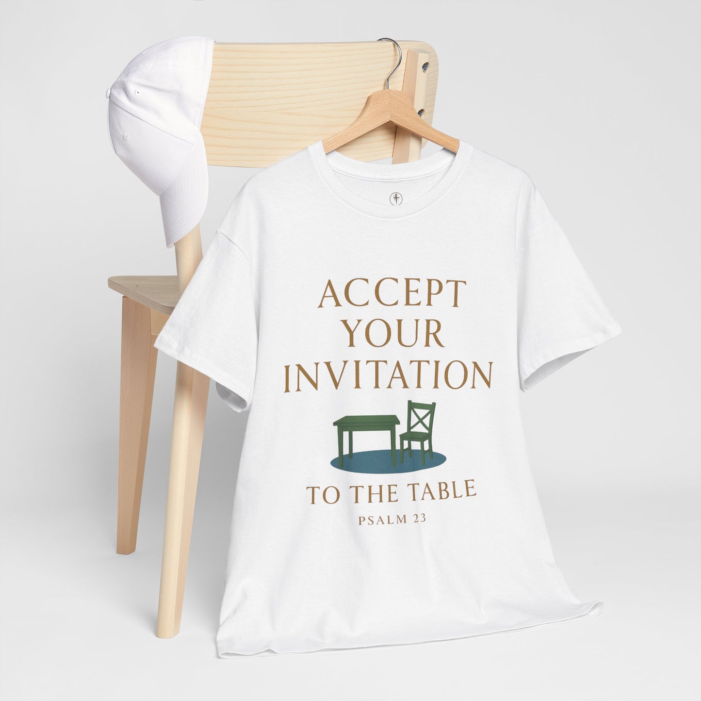 Inviting Psalm 23 Unisex Heavy Cotton Tee