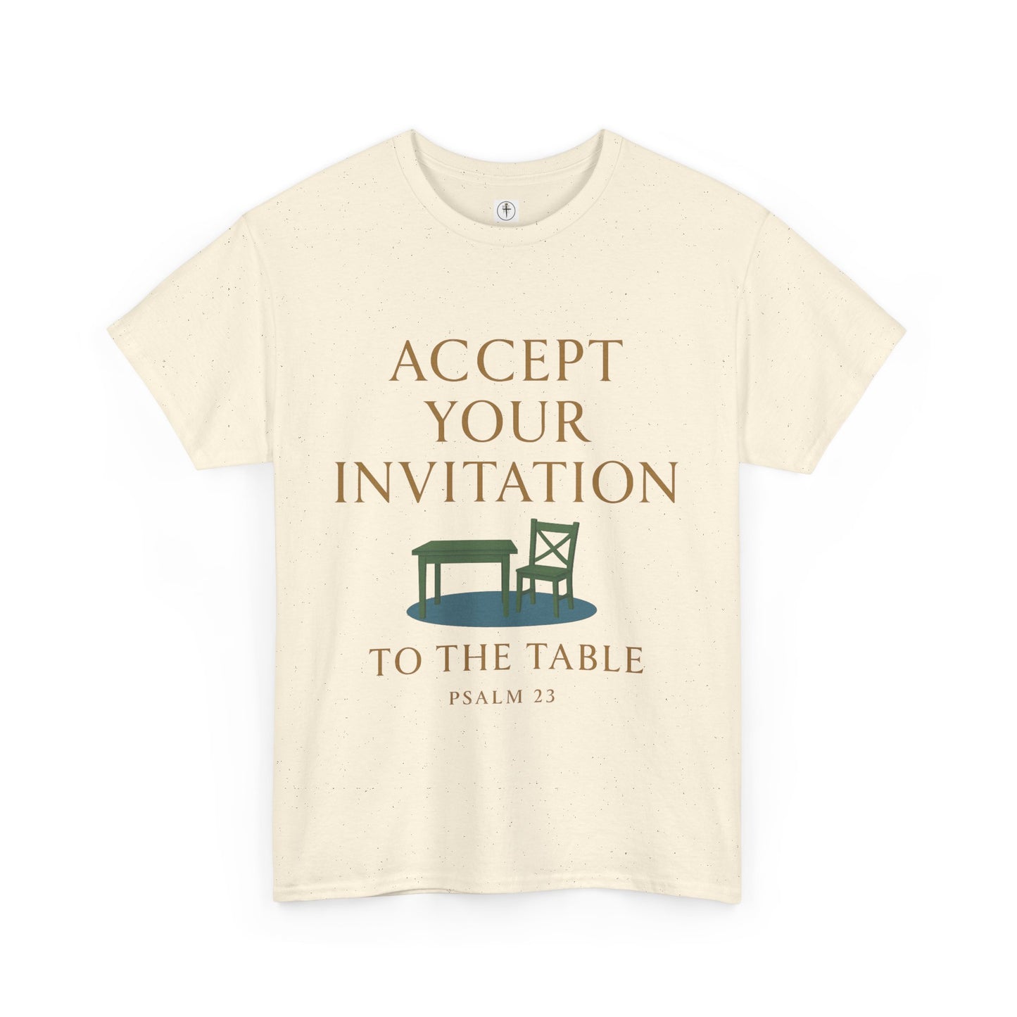 Inviting Psalm 23 Unisex Heavy Cotton Tee