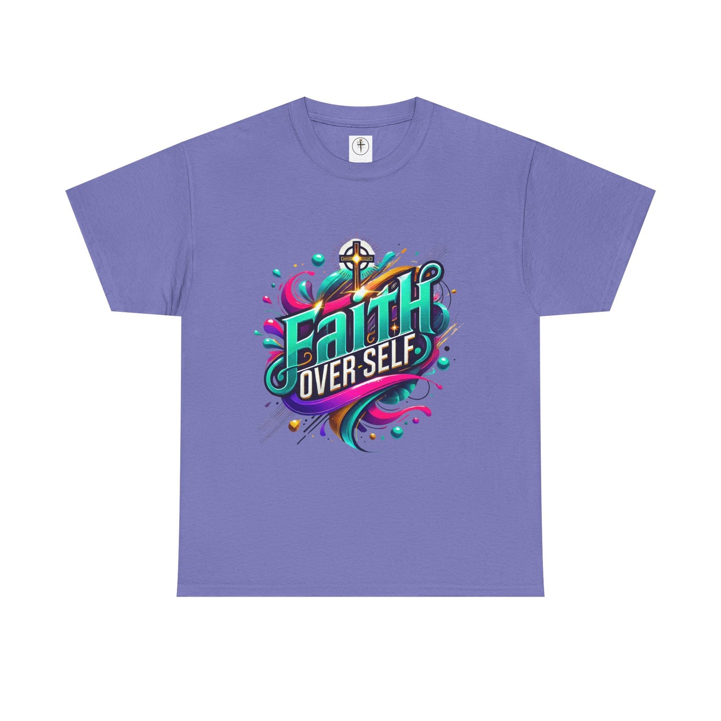 Faith Over Self T-Shirt — Inspirational Christian Tee