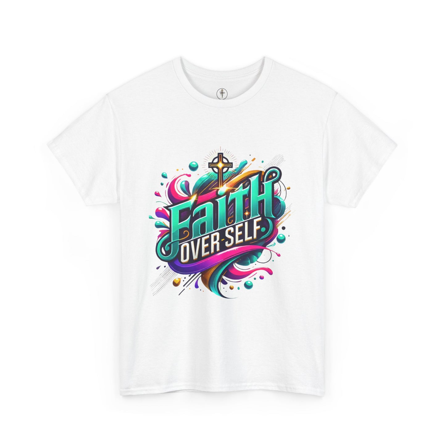 Faith Over Self T-Shirt — Inspirational Christian Tee
