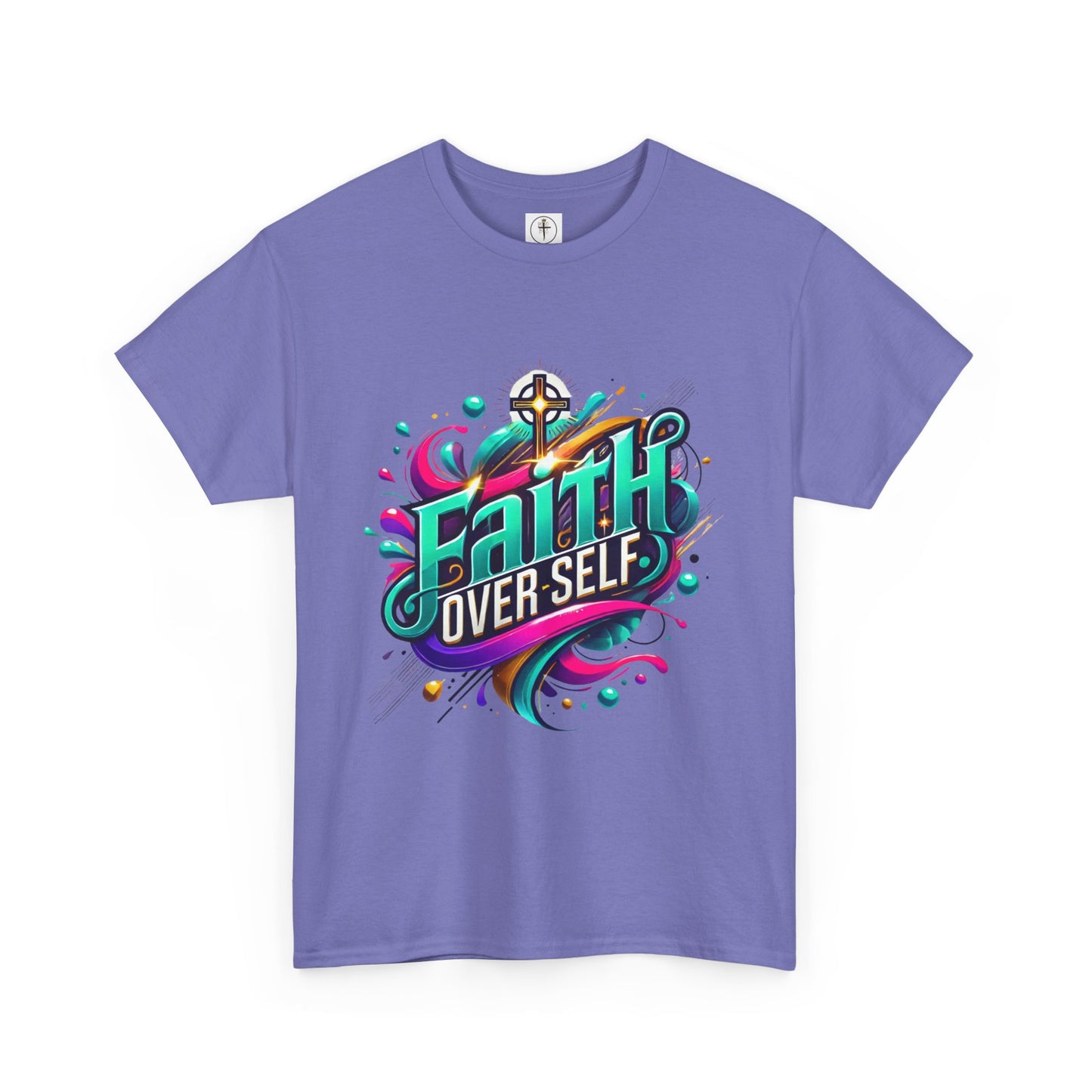 Faith Over Self T-Shirt — Inspirational Christian Tee