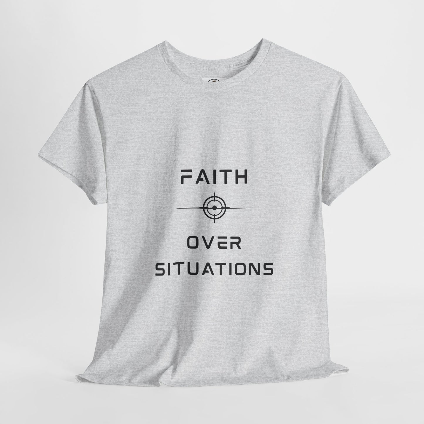 Faith Over Situations Unisex Heavy Cotton Tee