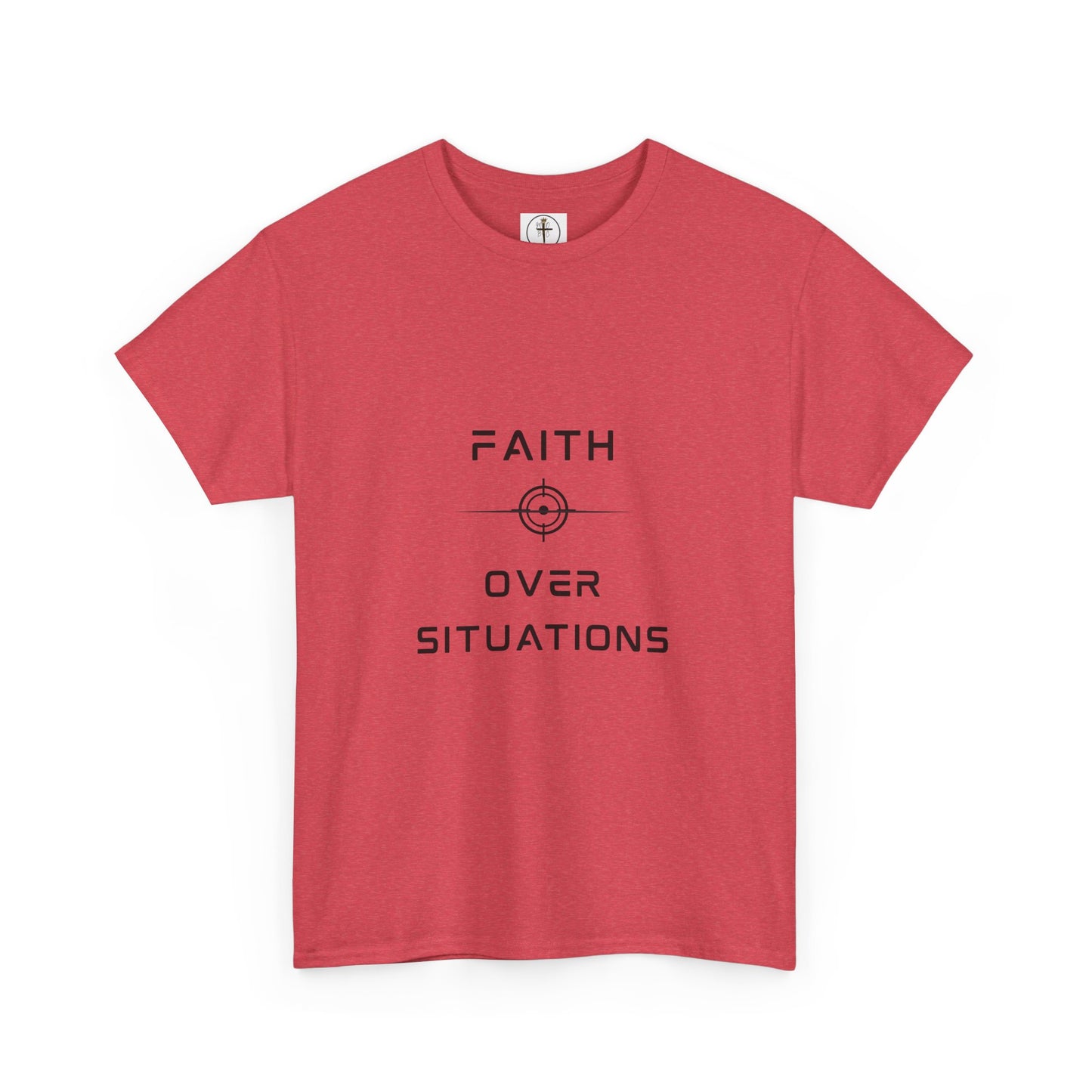Faith Over Situations Unisex Heavy Cotton Tee
