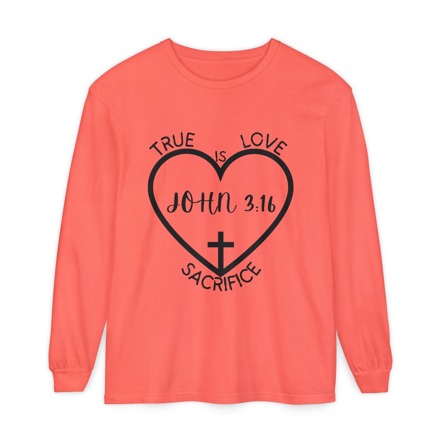 Unisex Garment-dyed Long Sleeve T-Shirt