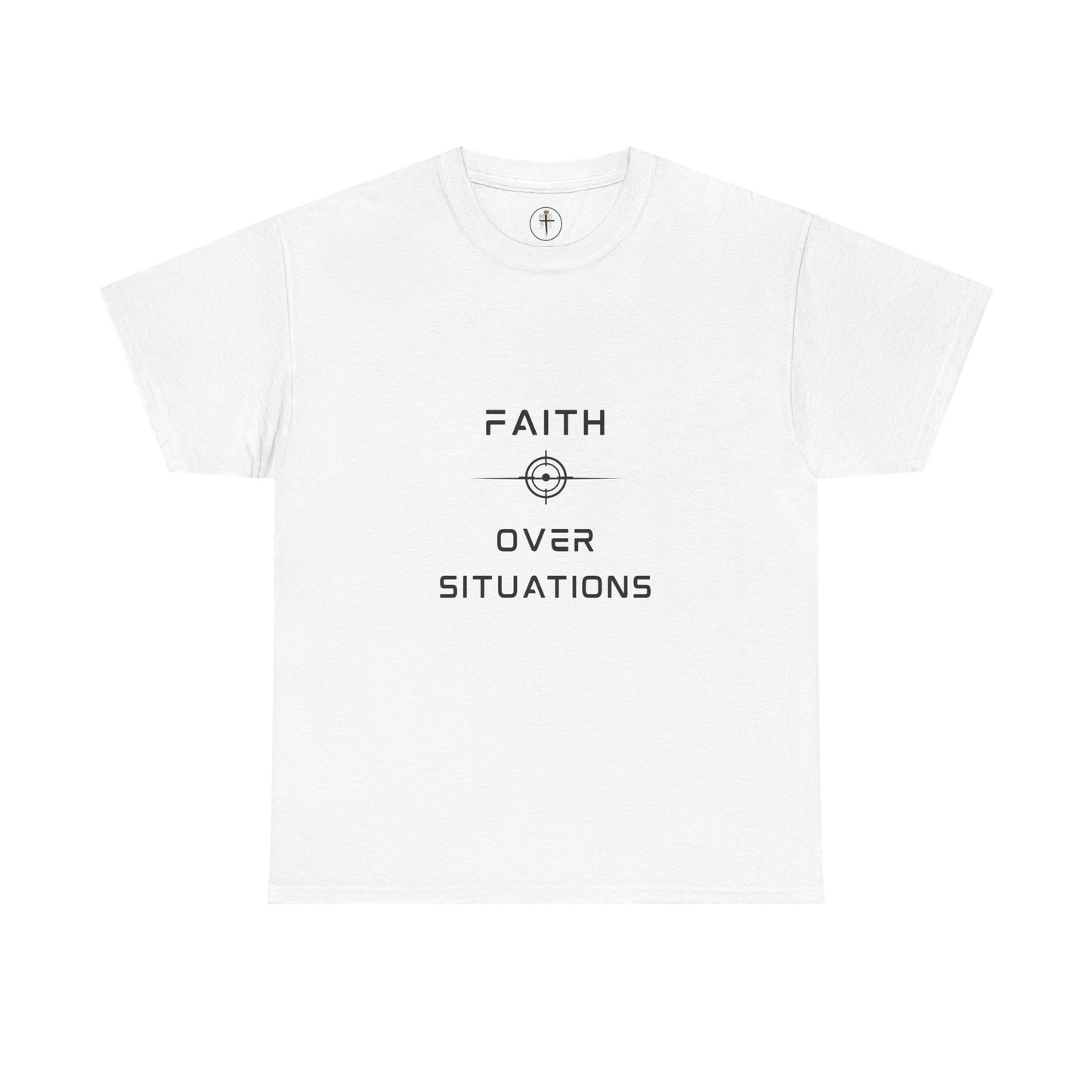 Faith Over Situations Unisex Heavy Cotton Tee