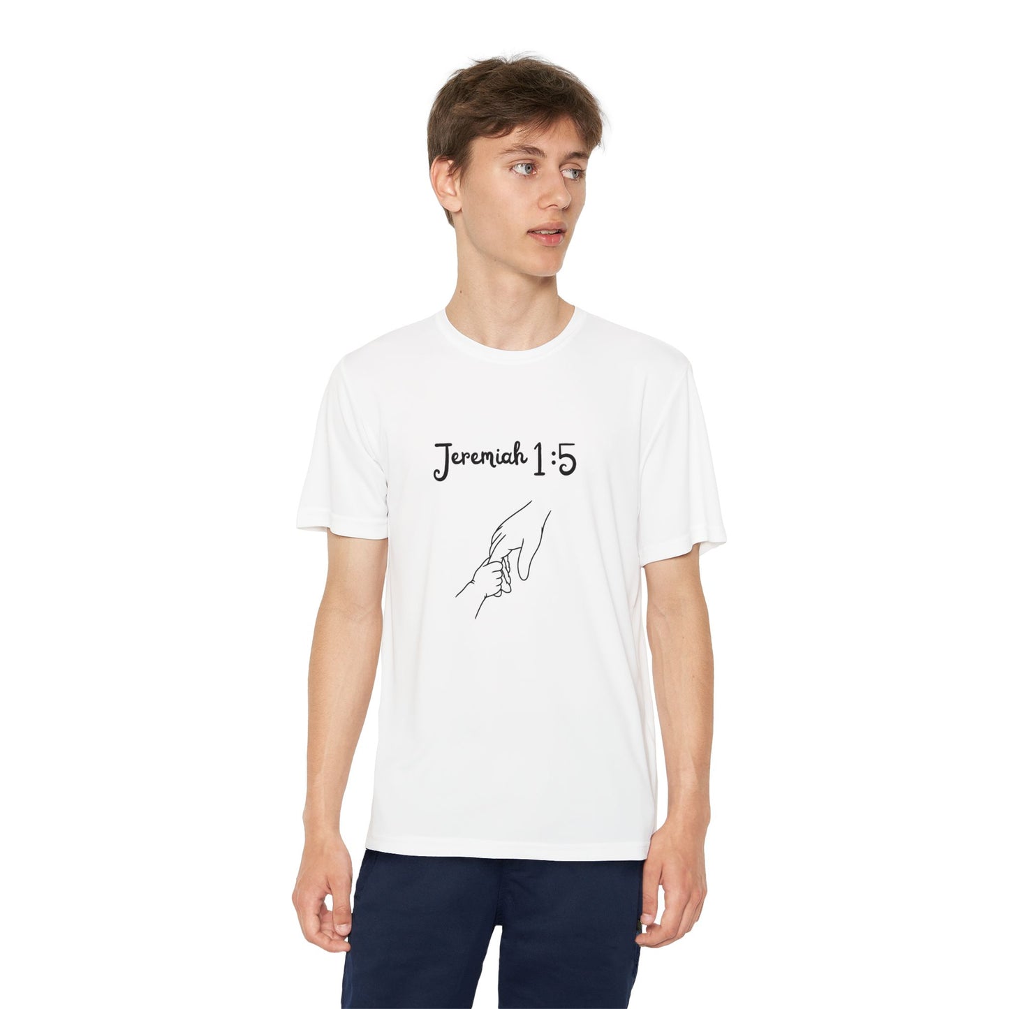Inspirational Youth Competitor Tee - Jeremiah 1:5 Design