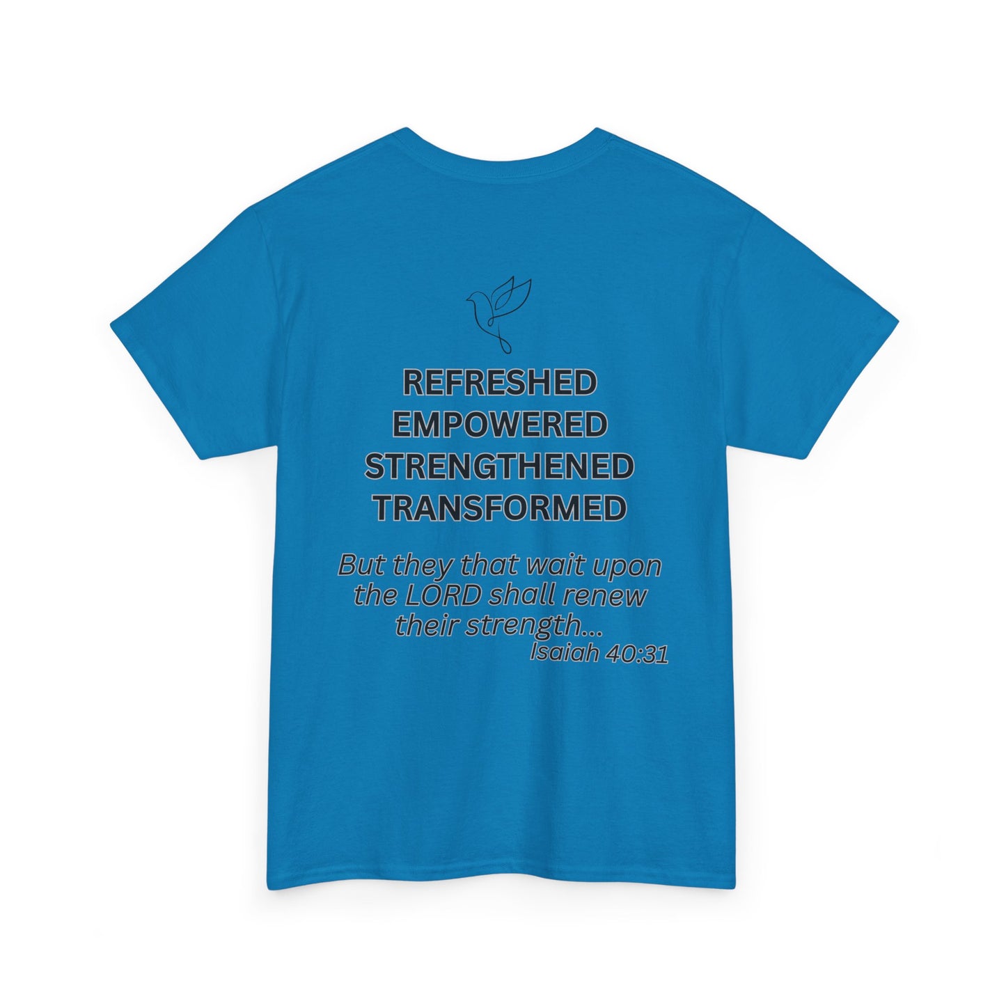 Rest & Renew T-Shirt | Christian Inspirational Apparel, Faith-Based Gift, Relaxed Cotton Tee, Motivational Graphic Tee, [...]