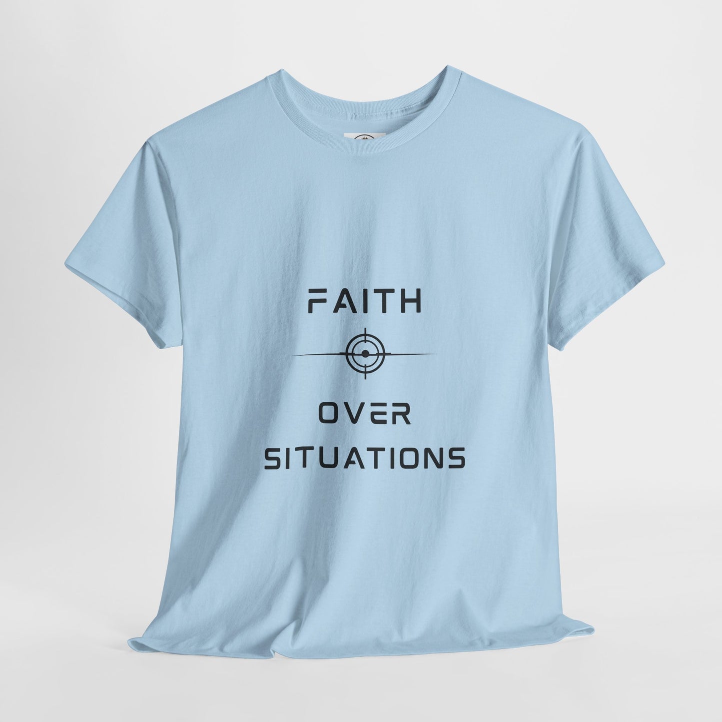 Faith Over Situations Unisex Heavy Cotton Tee