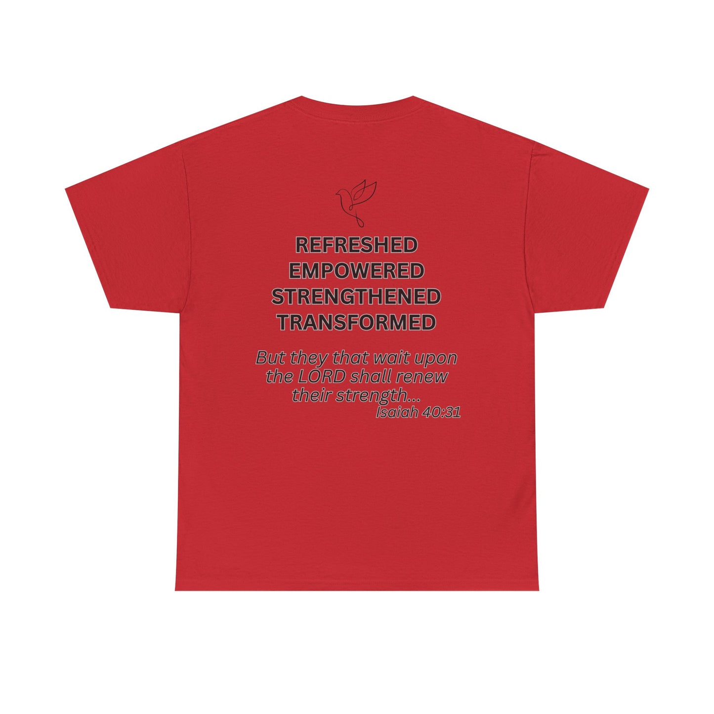 Rest & Renew T-Shirt | Christian Inspirational Apparel, Faith-Based Gift, Relaxed Cotton Tee, Motivational Graphic Tee, [...]