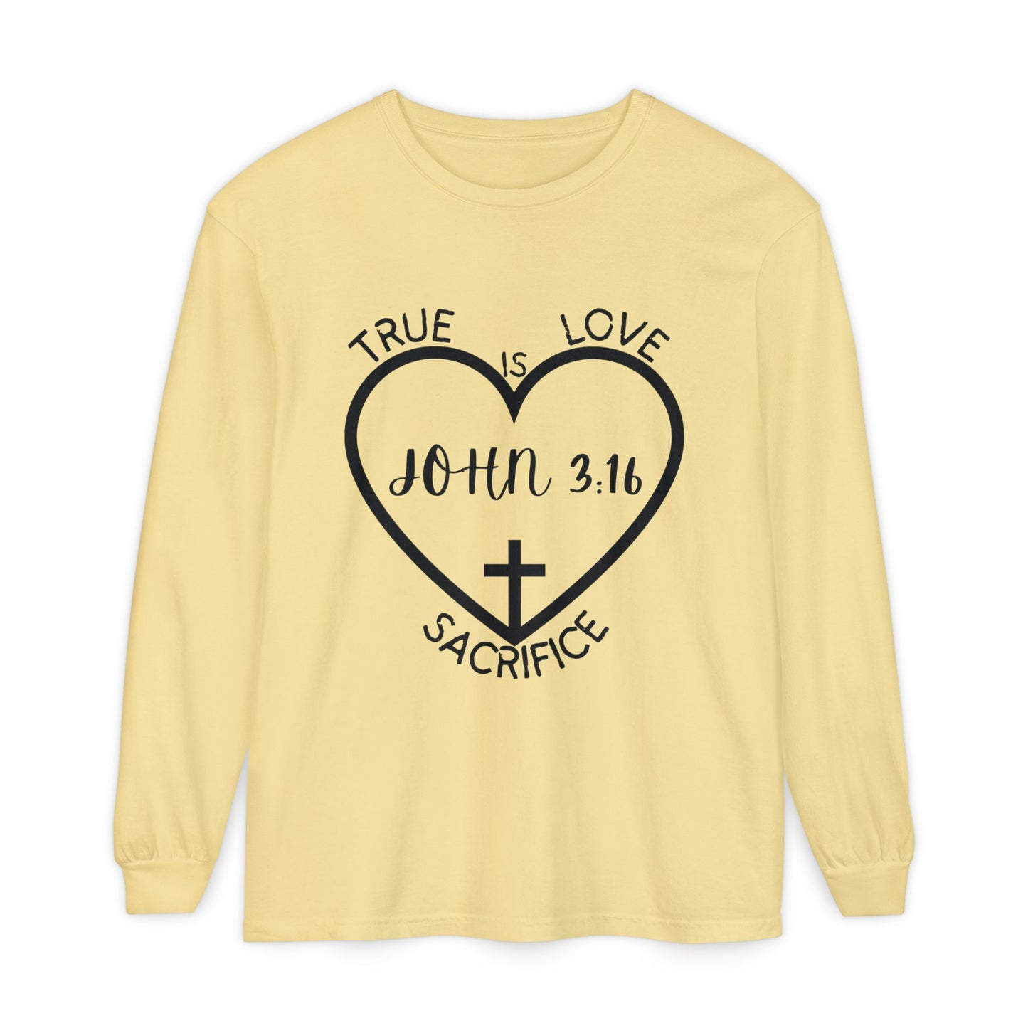 Unisex Garment-dyed Long Sleeve T-Shirt