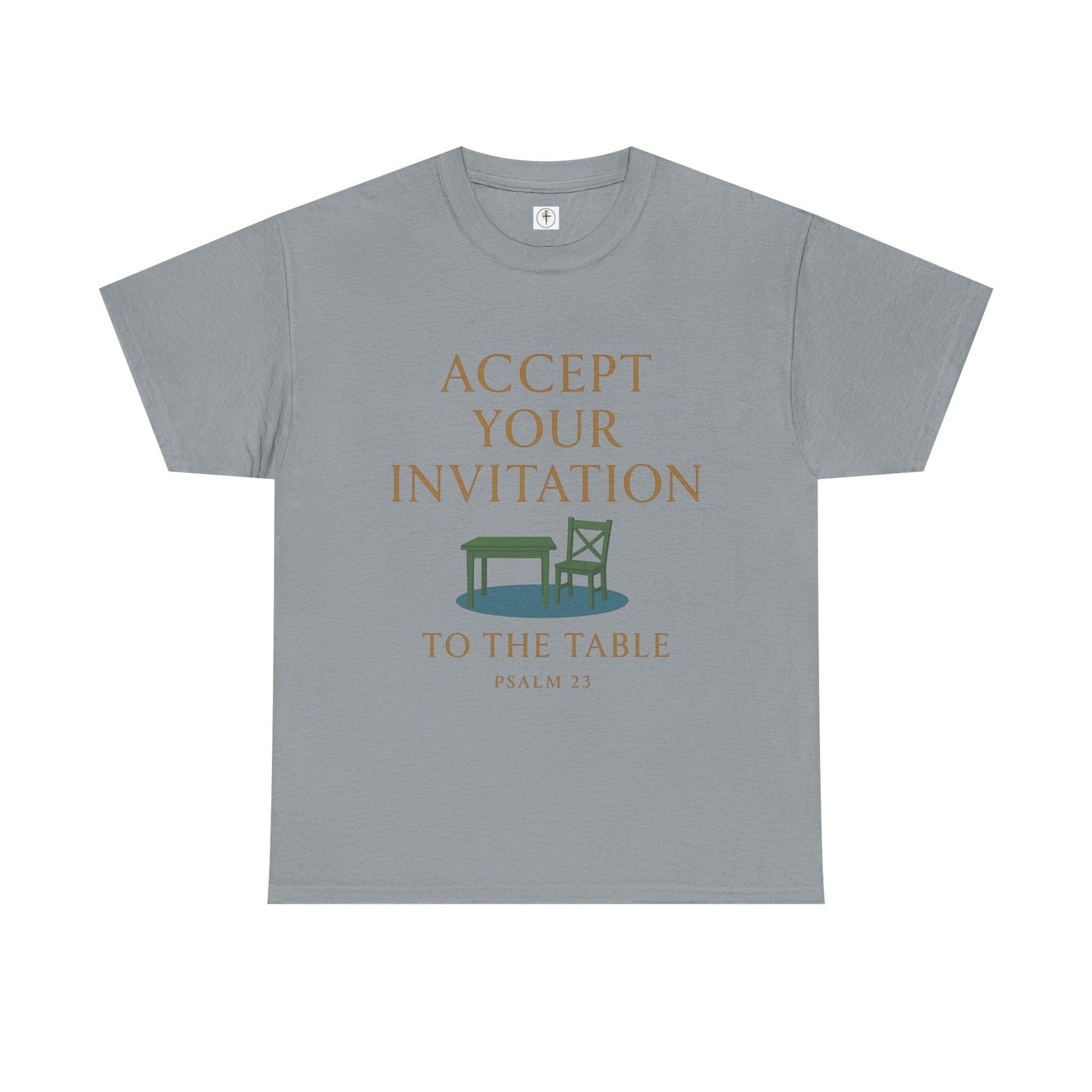 Inviting Psalm 23 Unisex Heavy Cotton Tee