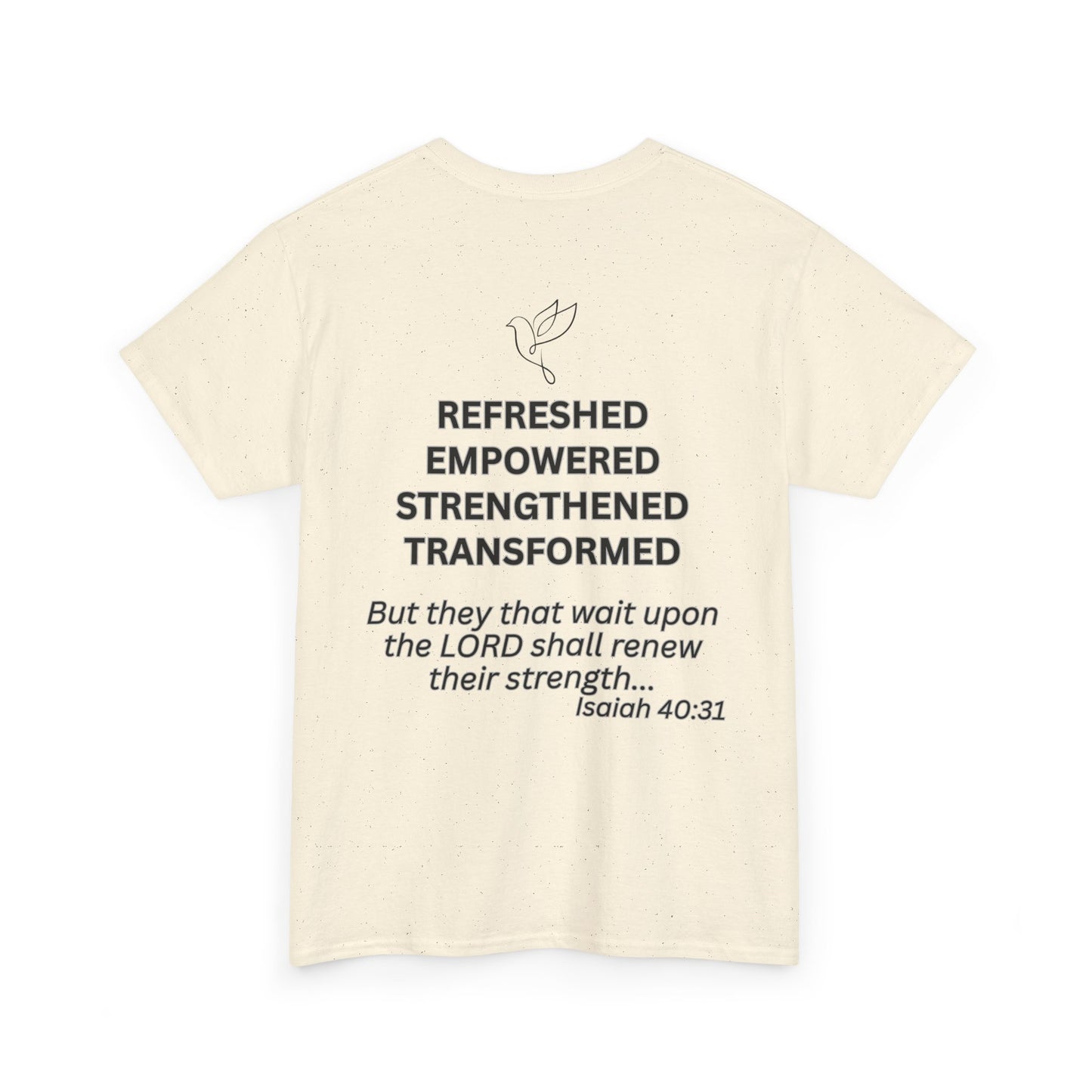 Rest & Renew T-Shirt | Christian Inspirational Apparel, Faith-Based Gift, Relaxed Cotton Tee, Motivational Graphic Tee, [...]