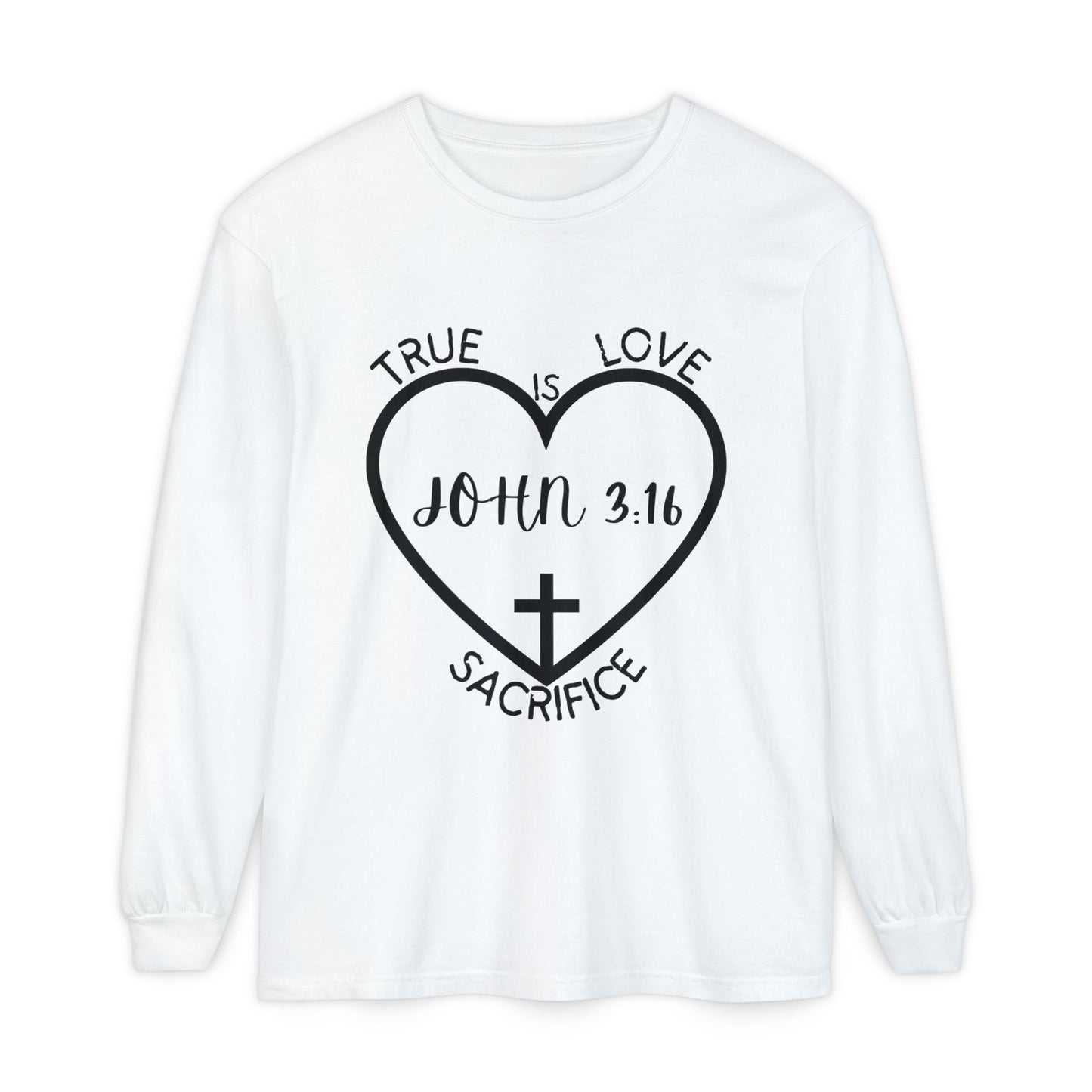 Unisex Garment-dyed Long Sleeve T-Shirt
