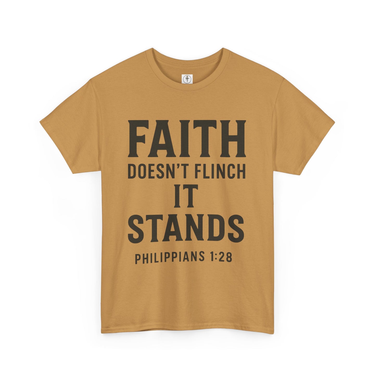 Faith Doesn't Flinch Unisex Heavy Cotton Tee