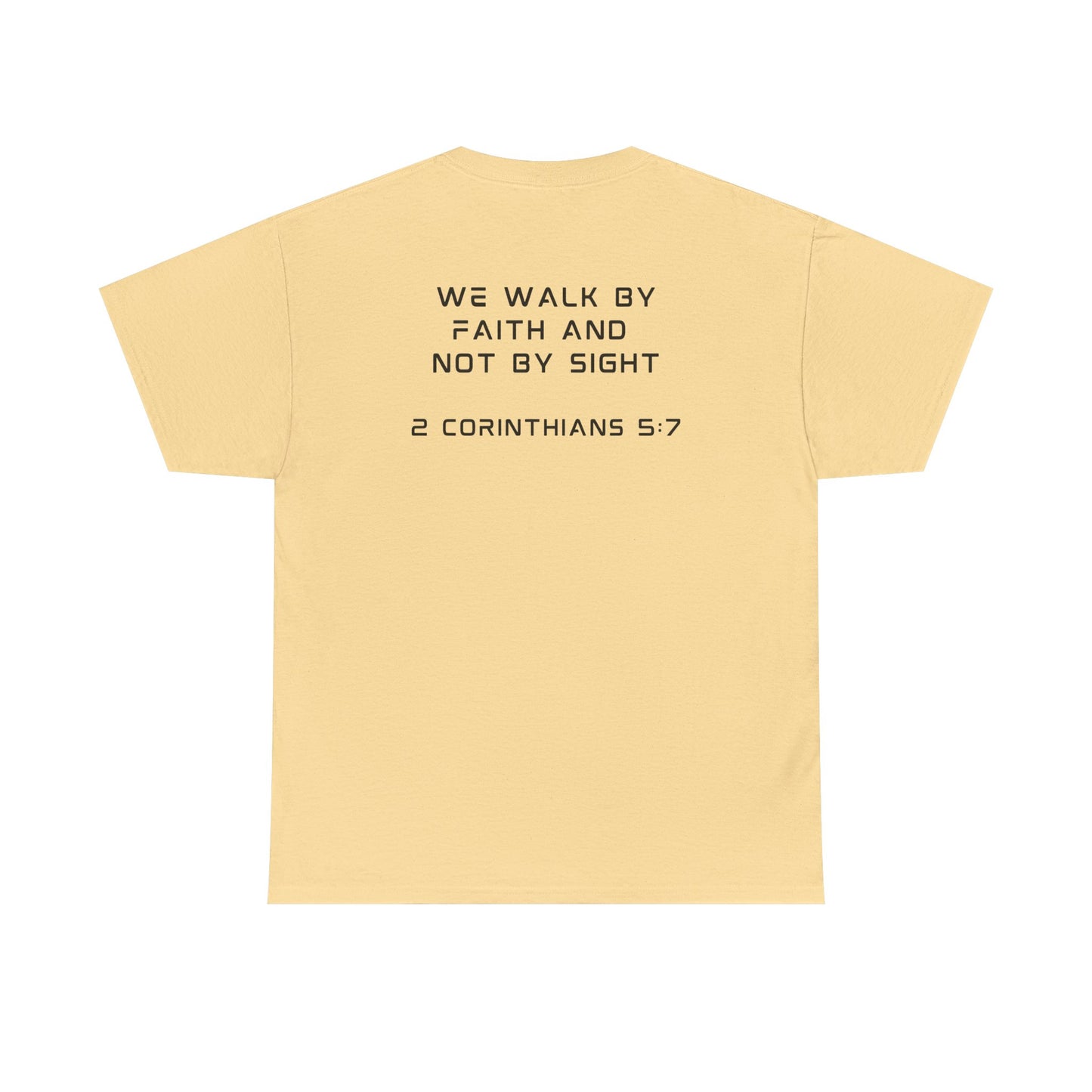 Faith Over Understanding Unisex Heavy Cotton Tee – Inspirational Christian T-Shirt