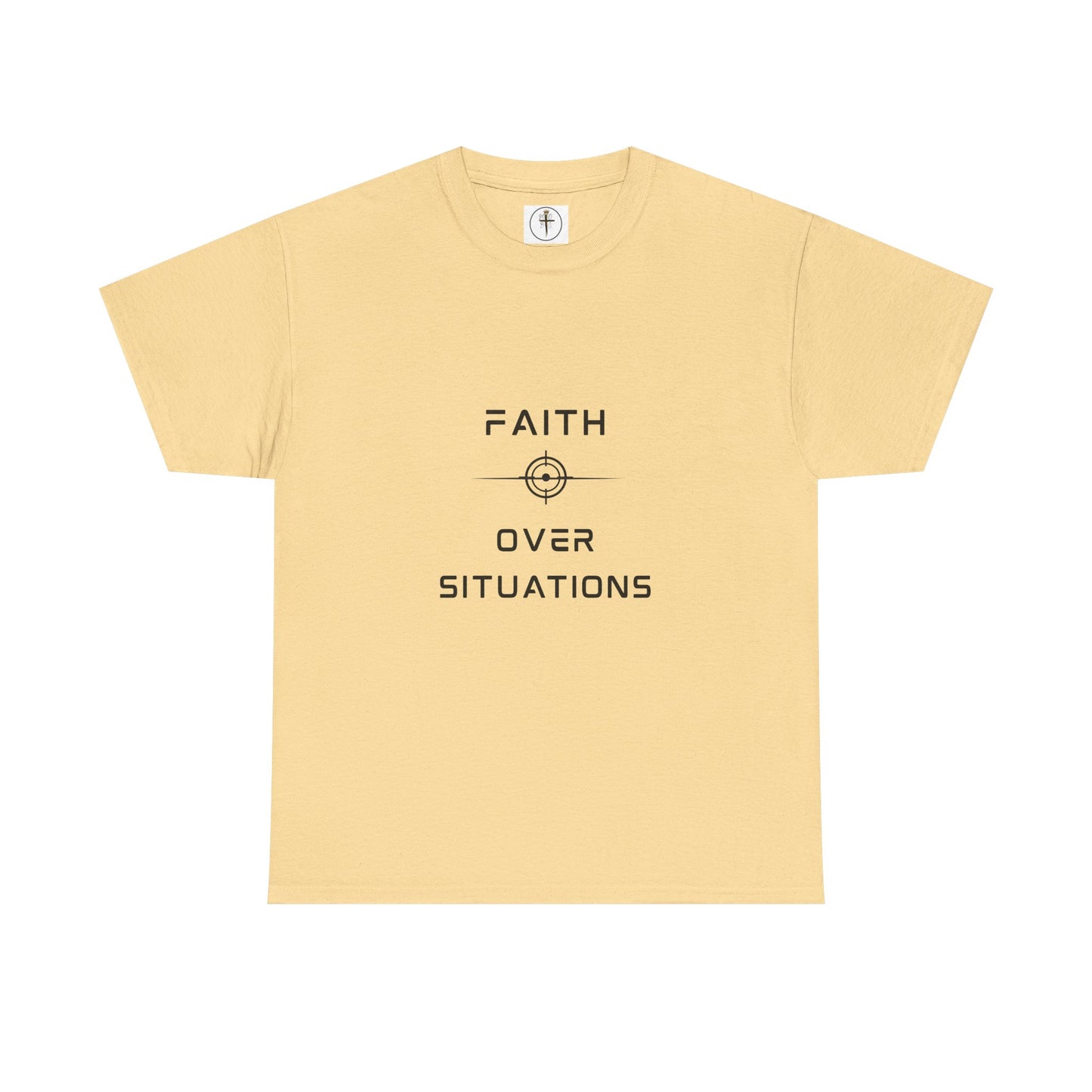 Faith Over Situations Unisex Heavy Cotton Tee