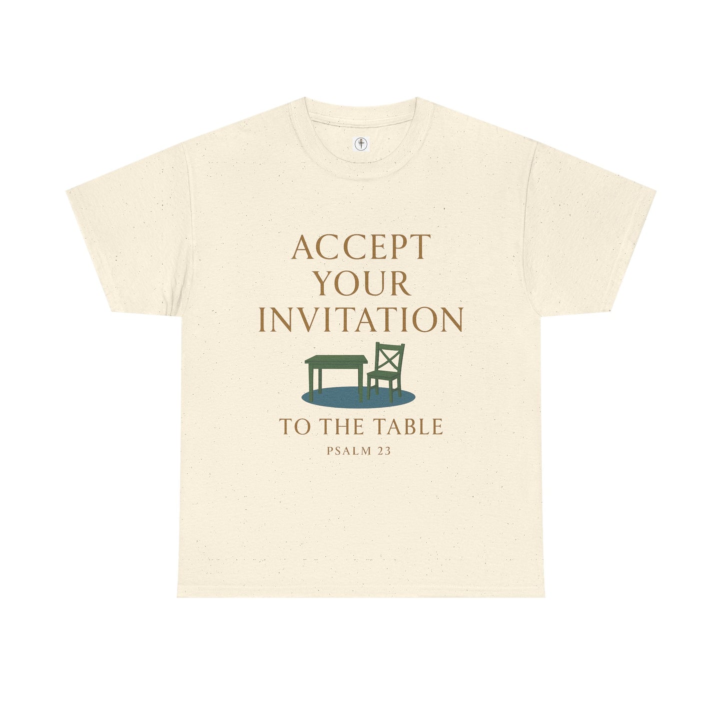 Inviting Psalm 23 Unisex Heavy Cotton Tee