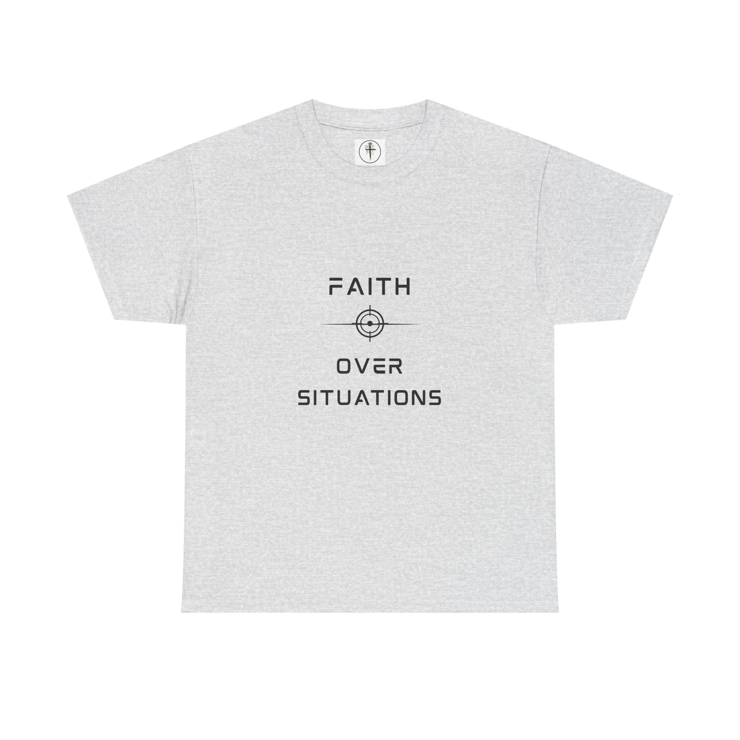 Faith Over Situations Unisex Heavy Cotton Tee
