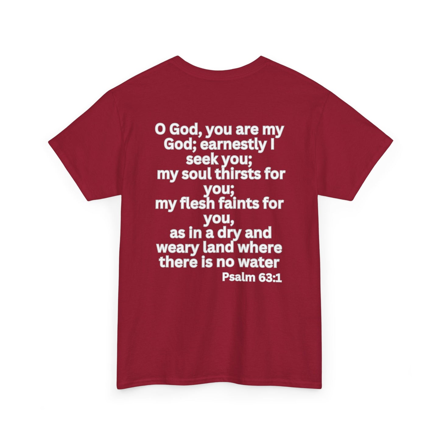 Seek After God Unisex Heavy Cotton Tee | Inspirational Faith Shirt