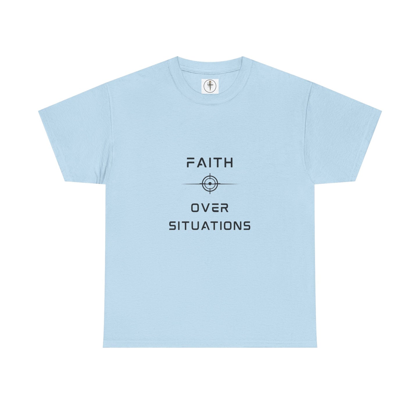 Faith Over Situations Unisex Heavy Cotton Tee