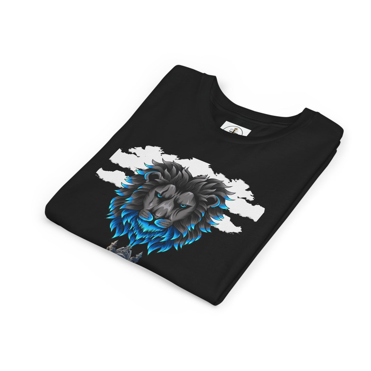 Youth Inspirational Lion Tee - Faith & Strength Design