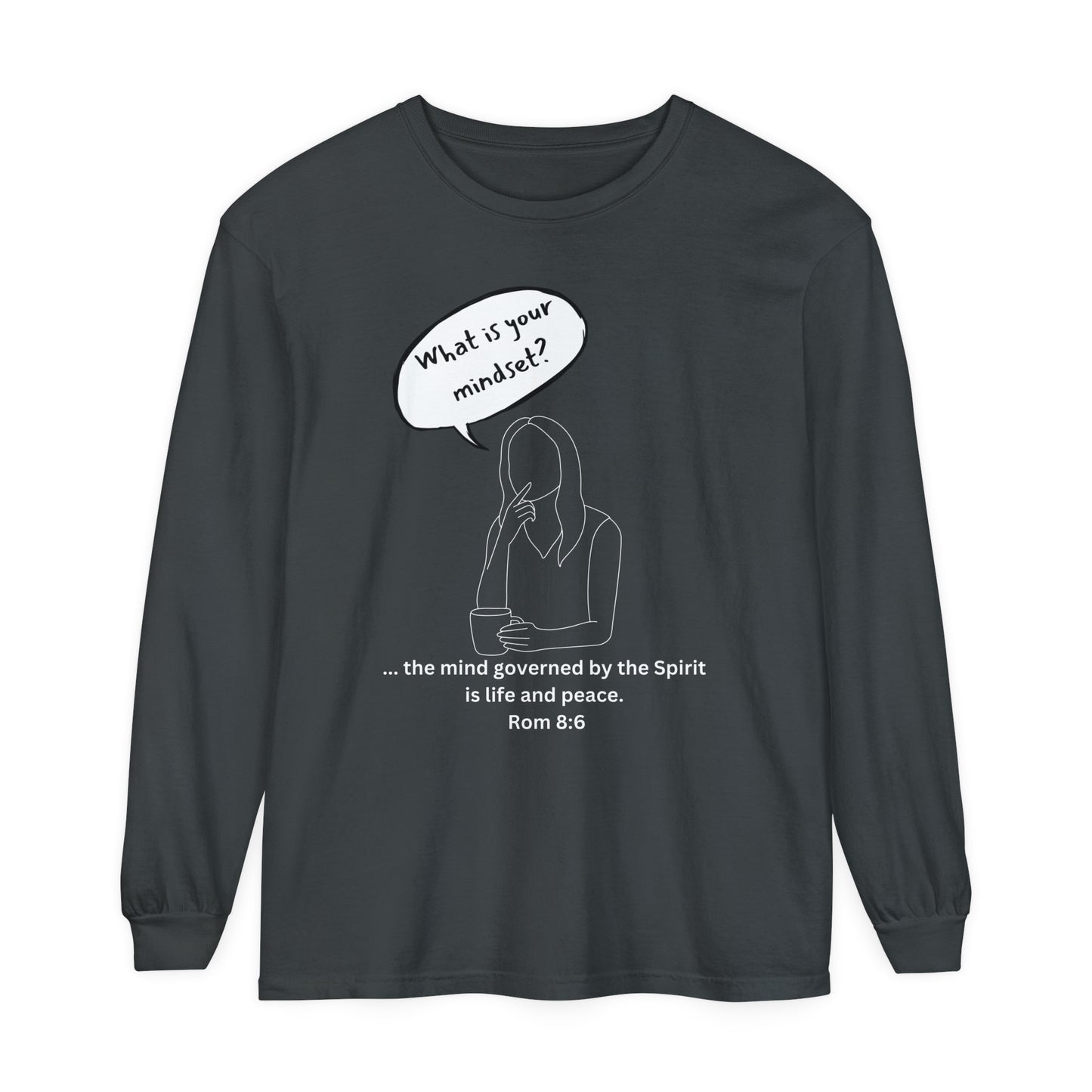 Unisex Garment-dyed Long Sleeve T-Shirt