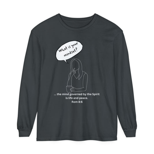 Unisex Garment-dyed Long Sleeve T-Shirt