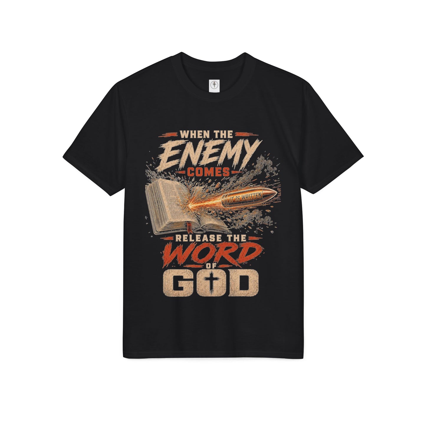 Christian T-Shirt — 'Sword of the Word of God' Bible Verse Graphic Tee