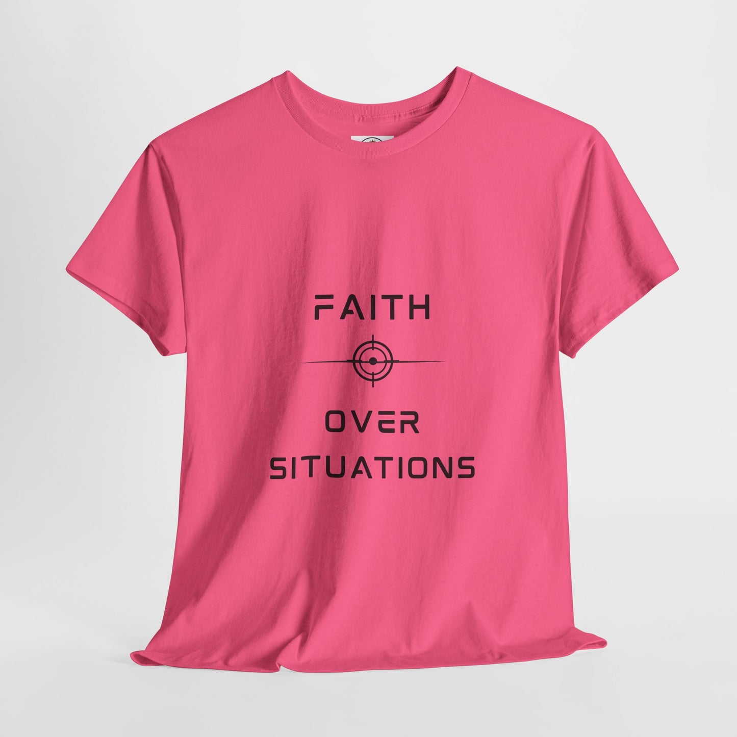 Faith Over Situations Unisex Heavy Cotton Tee
